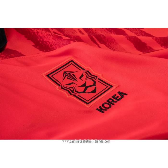 Camiseta Primera Corea del Sur 2022 Manga Larga